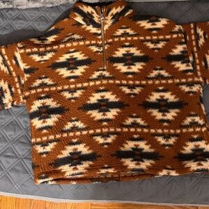 Women’s Brown Patterned Sweater